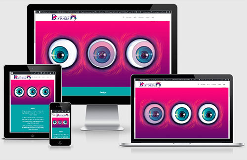 طراحی سایت شرکتی مدادرنگی بیستوریا