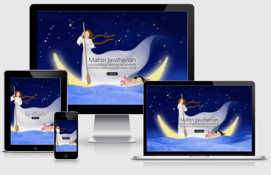 طراحی سایت شخصی مهین جواهریان