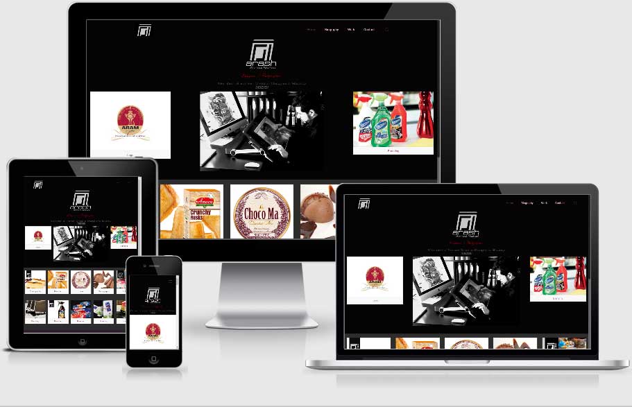 طراحی سایت شخصی آرش احمدی نژاد