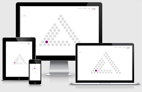 طراحی سایت شخصی ارغوان زاهدی