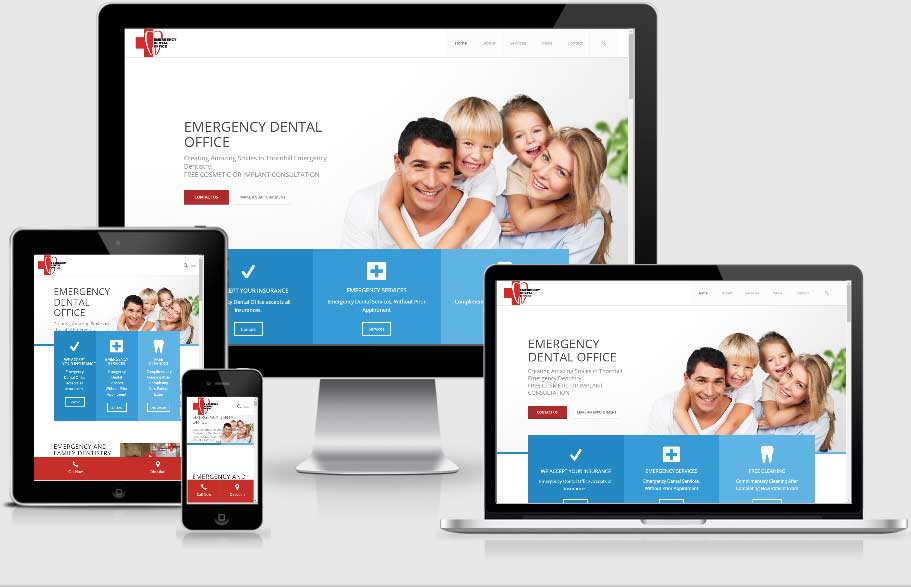 طراحی سایت کلینیک Emergency Dental
