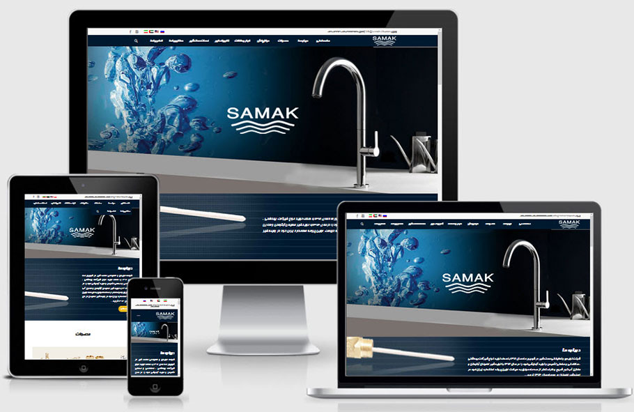 طراحی سایت شرکتی سمک شیر