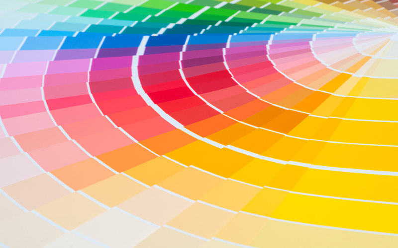 اهمیت رنگ ها در طراحی وب سایت
