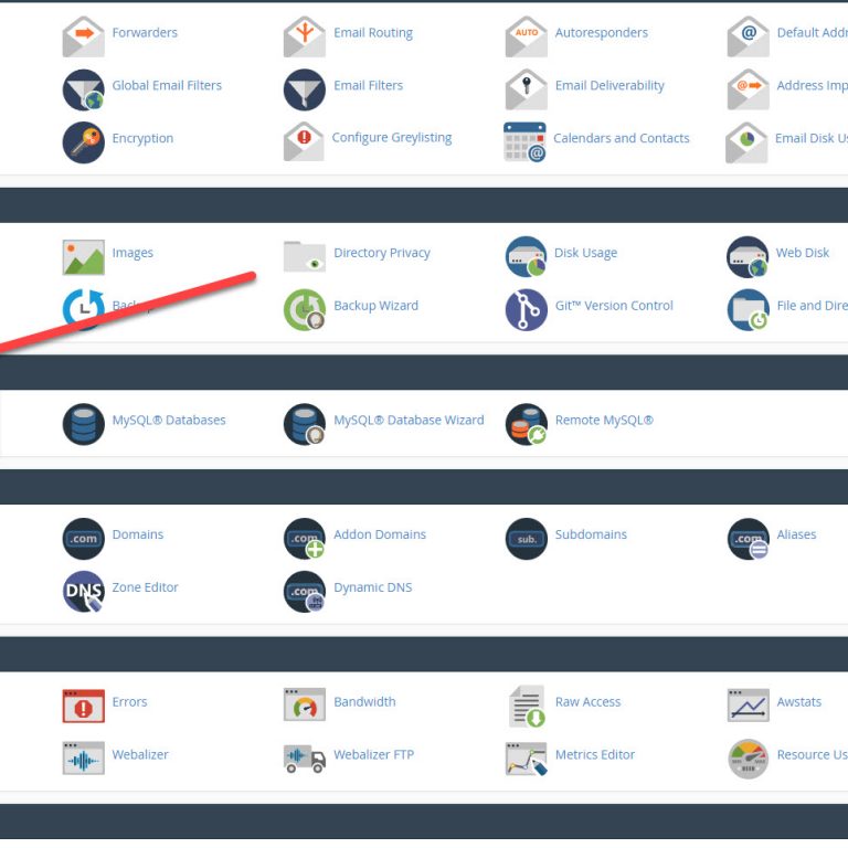 ورود به بخش phpmyadmin از طریق کنترل پنل هاست